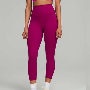 Lululemon Base Pace High-Rise Crop 23" Magenta Purple